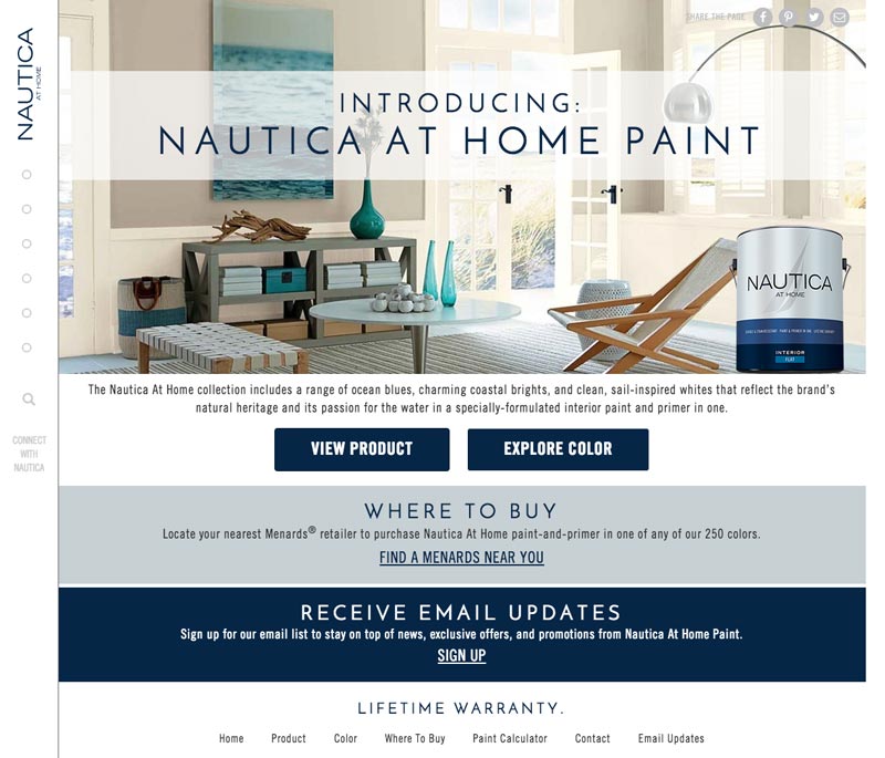 Nautica Paints Homepage
